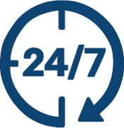24/7 icon