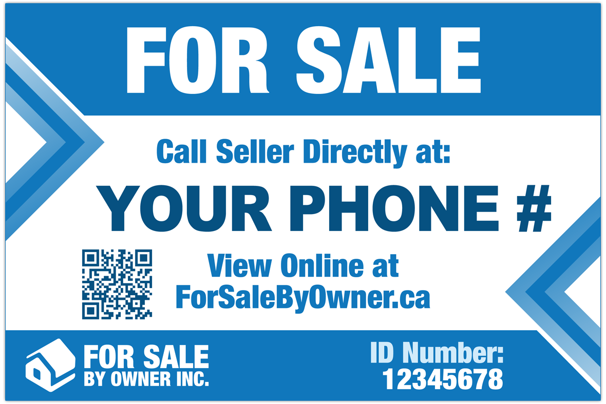 FSBO Main Lawn Sign