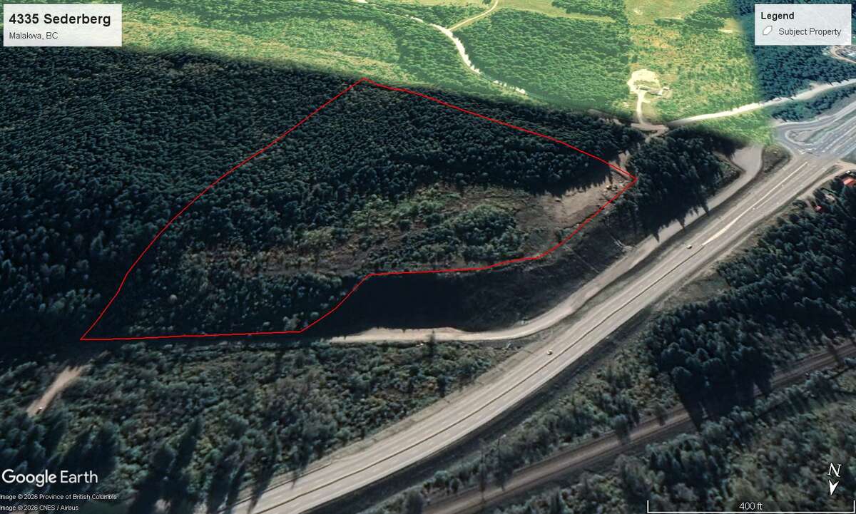 Vacant Land For Sale - 4335 Sederberg Rd, Malakwa, BC