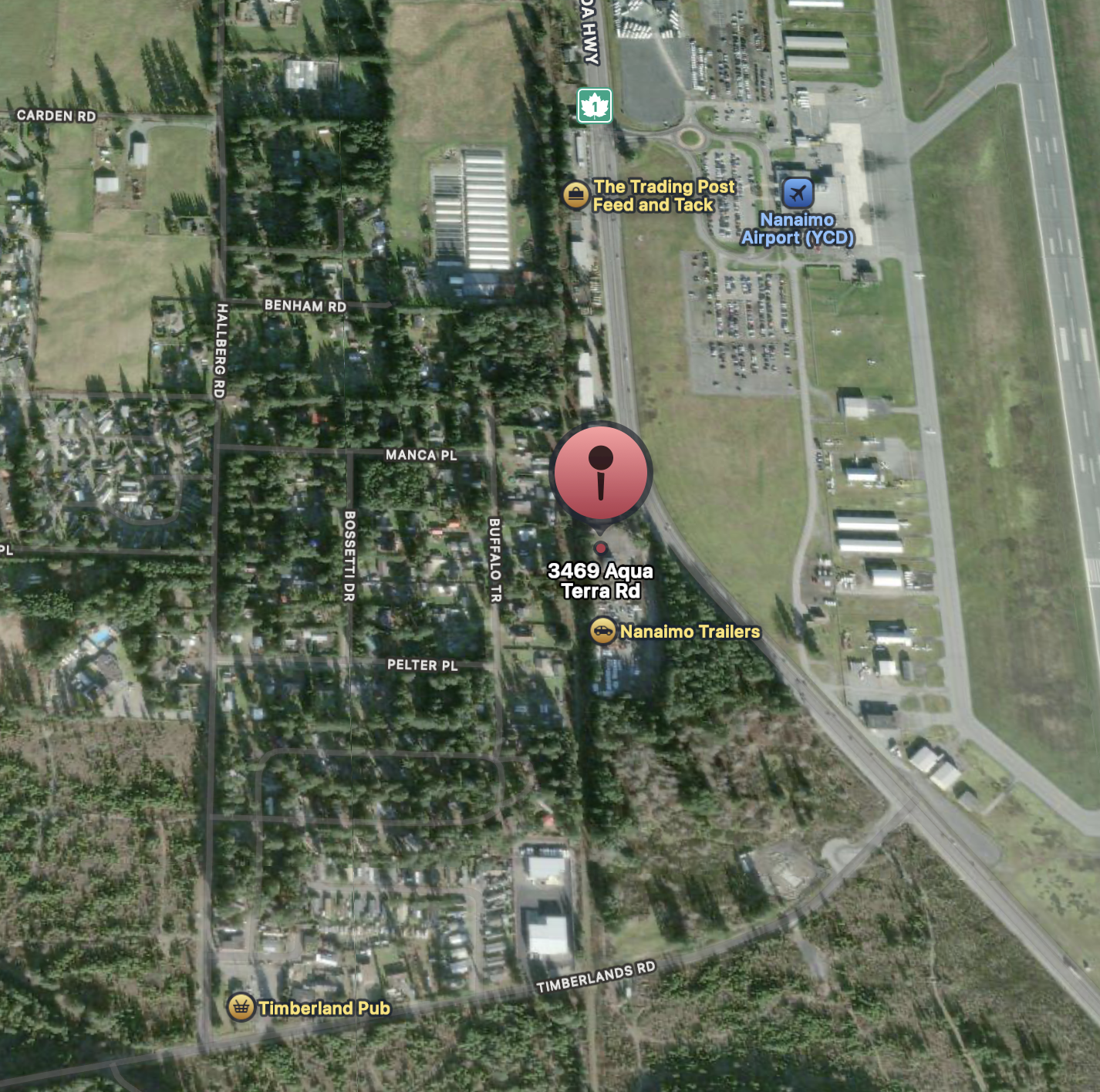 Vacant Land For Lease - 3469 Aqua Terra Rd, Nanaimo, BC