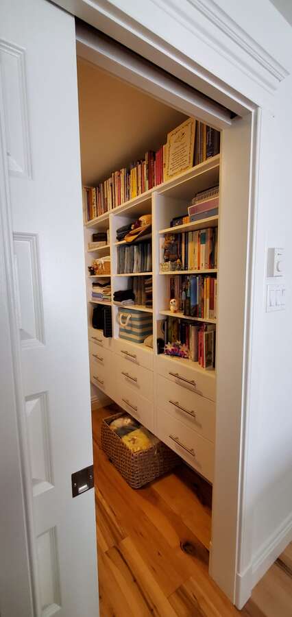 Master Bedroom Walk-in Closet. Ample storage space throughout.