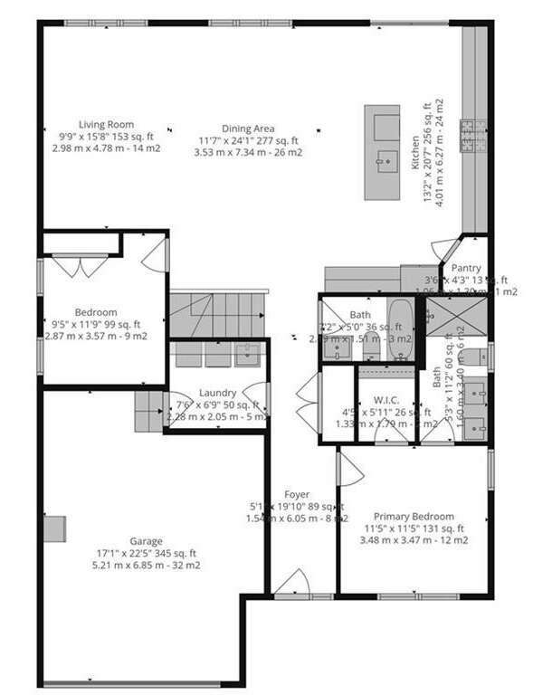 Spacious bungalow with finished in-law suite