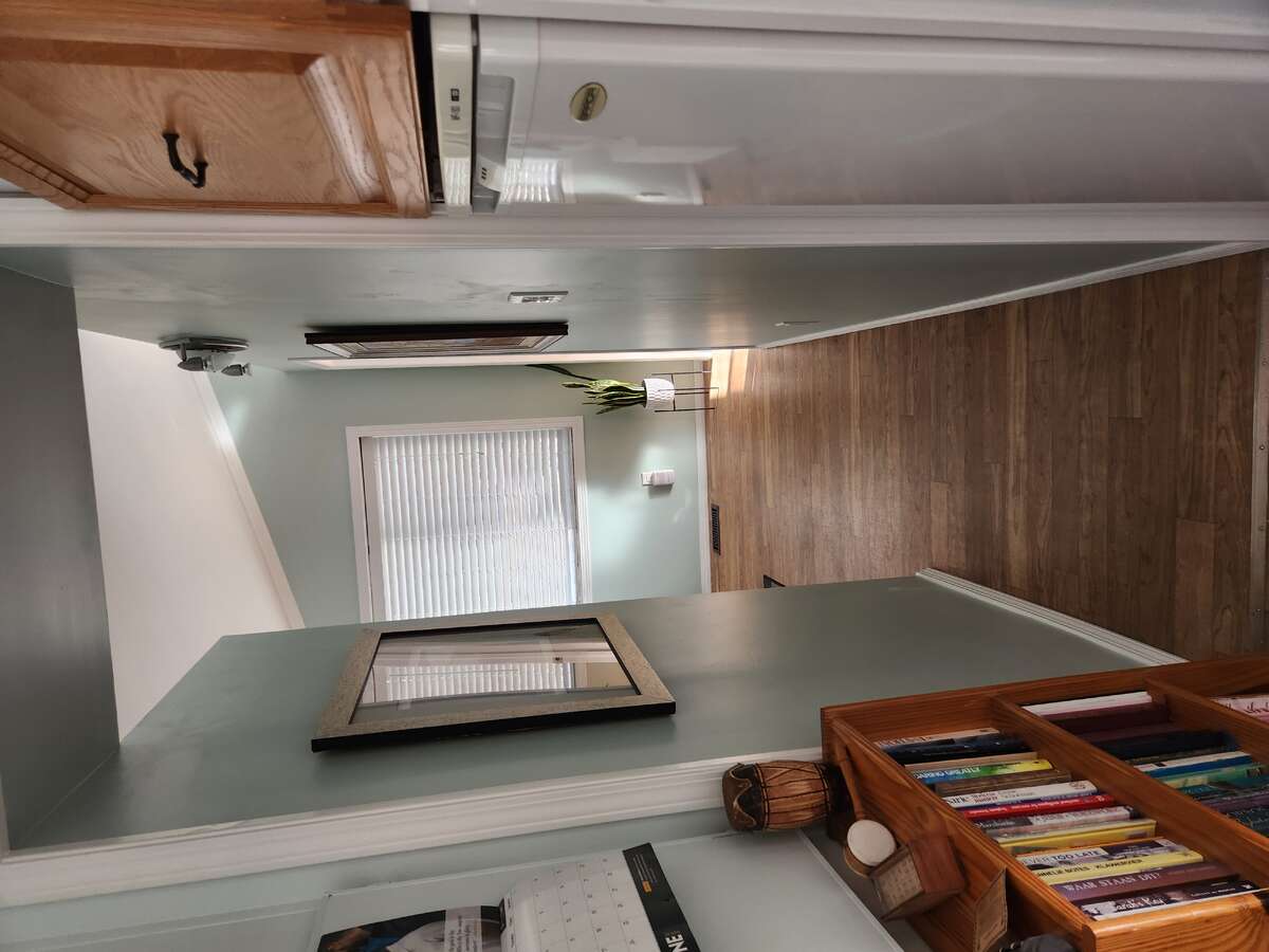 Walkway to front door and second bedroom