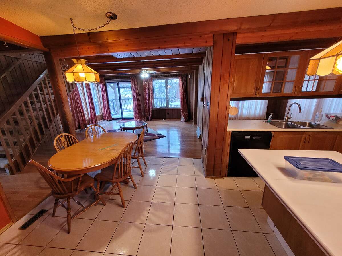 Open concept Kitchen with island