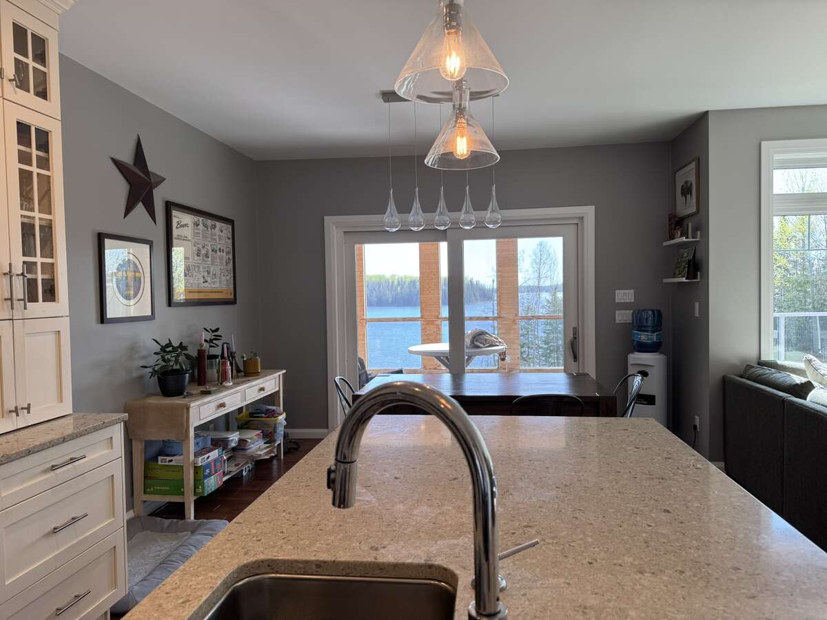 Pelican views from the kitchen island