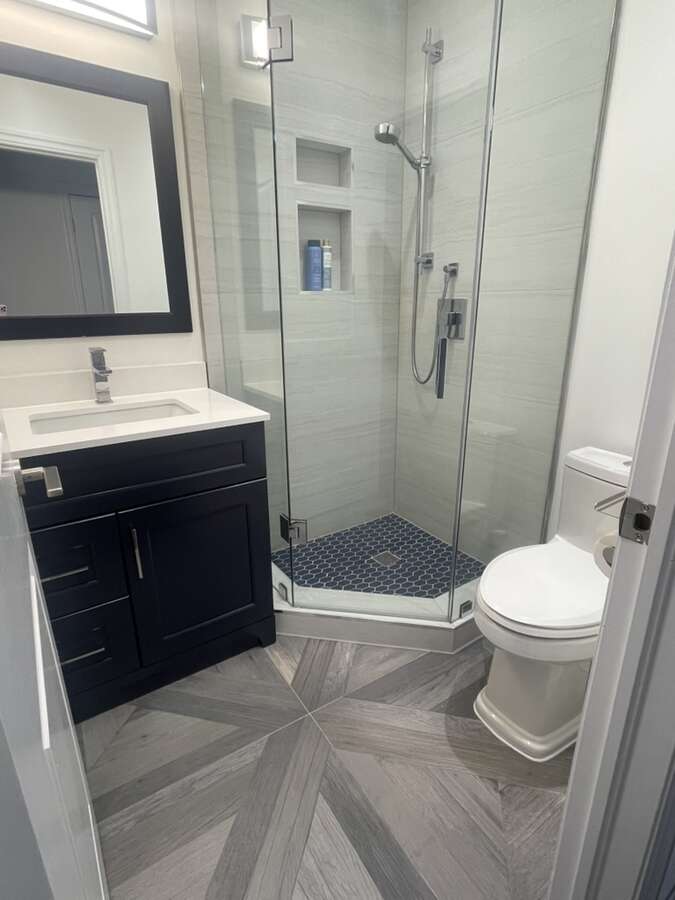 Completely new bathroom (2025) with Quartz Counters/Premium Faucets, StoneTile.