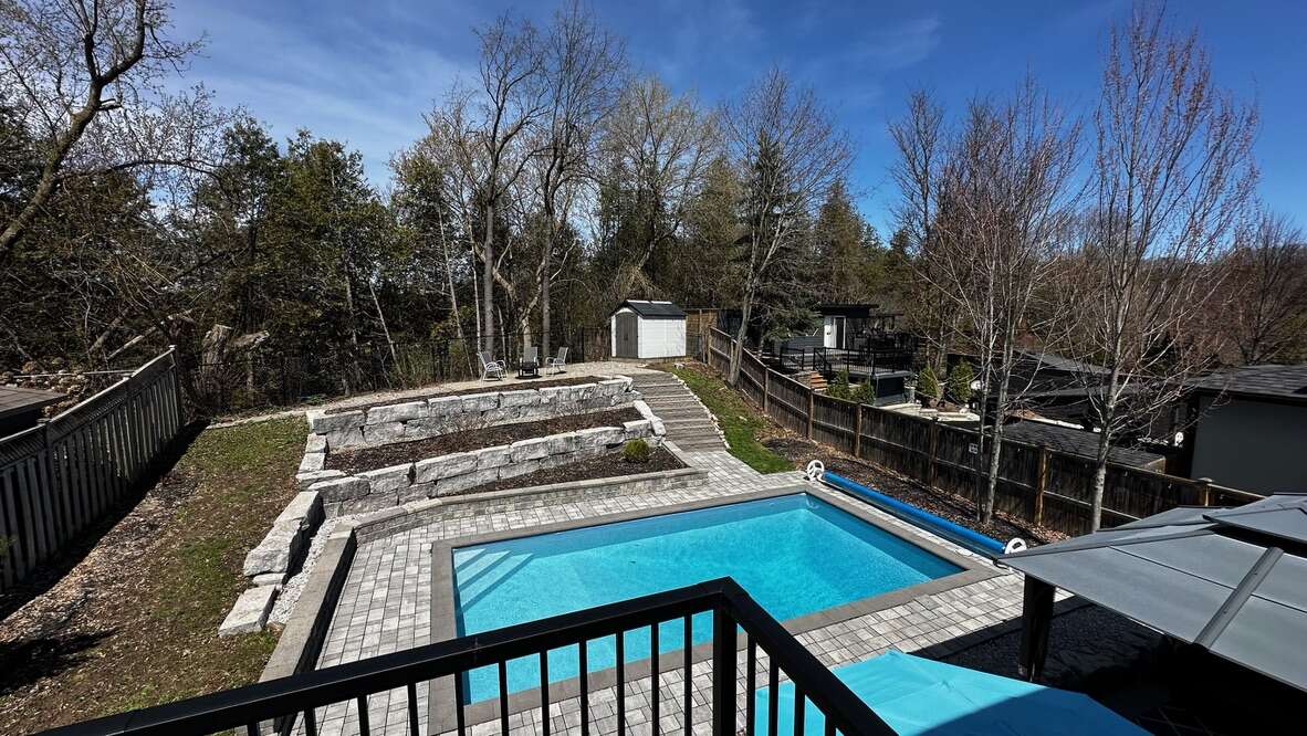 Completely PRIVATE, Sun-Filled Backyard backing onto Protected Conservation!