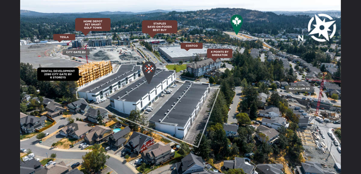 Perfectly located among residential and retail