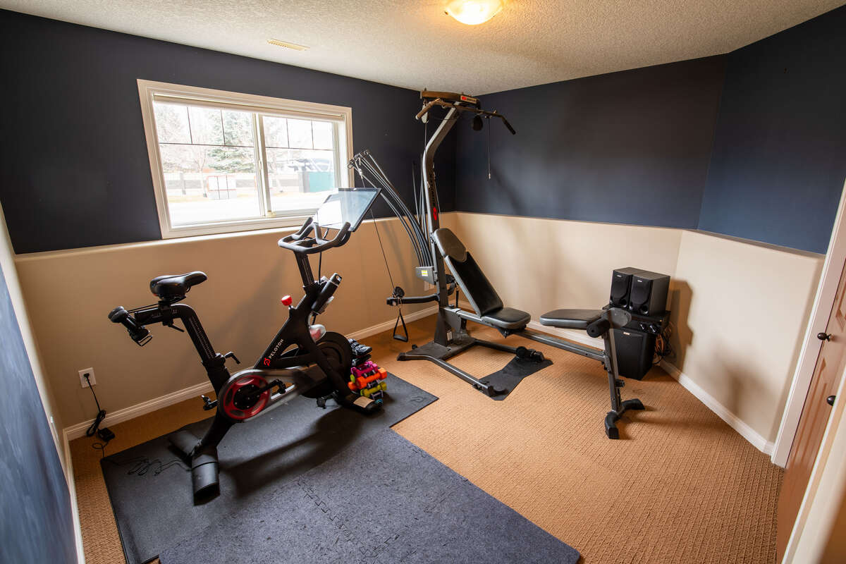2nd Basement Bedroom utilized as a home gym