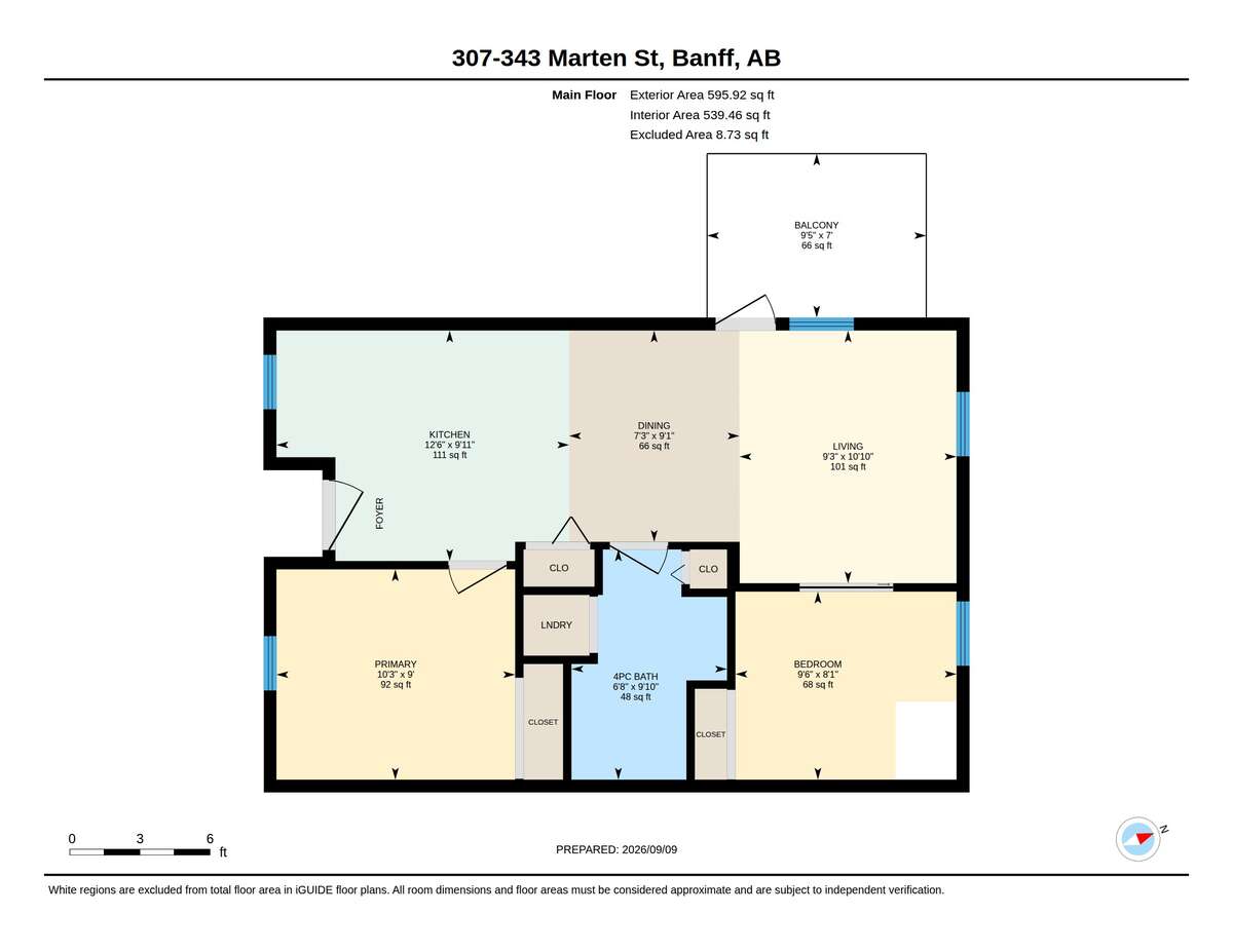 Bright 2-Bedroom Condo in Downtown Banff