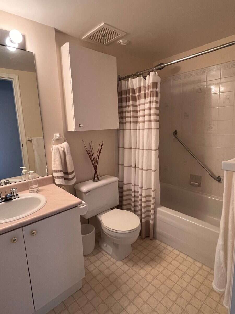 2 bedroom, top floor condo in Cook St Village
