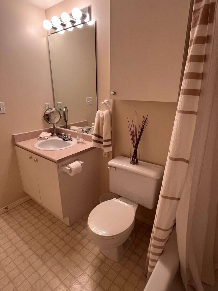 2 bedroom, top floor condo in Cook St Village