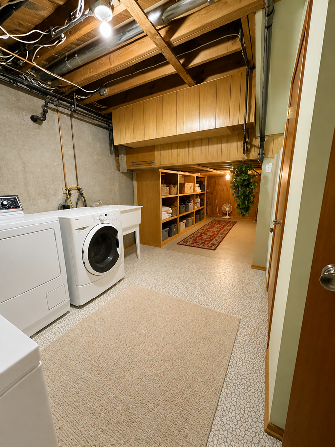 Utility room. With 400 sq feet of storage space