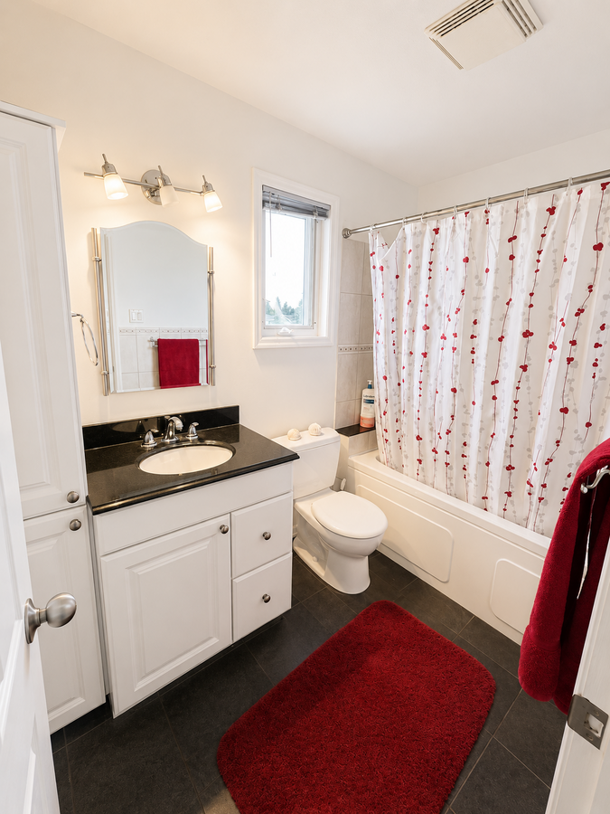 Second bathroom on upper floor