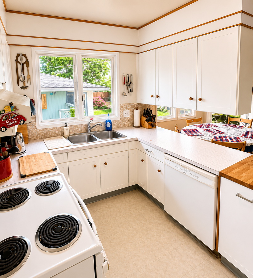Kitchen with breakfast space