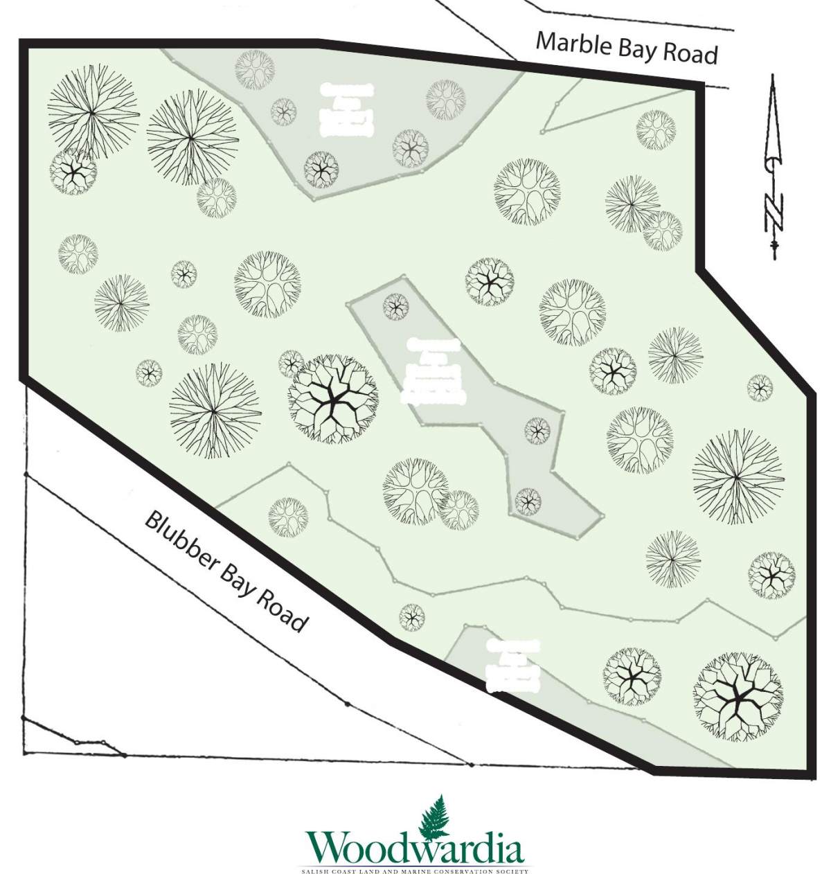 3 Restrictive Covenant Locations Top and Bottom are Wetlands, Center is Approved Septic Area