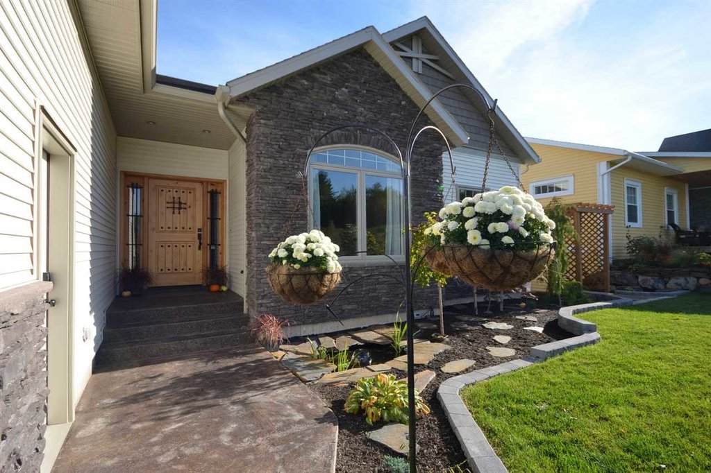 Landscaped Entrance
