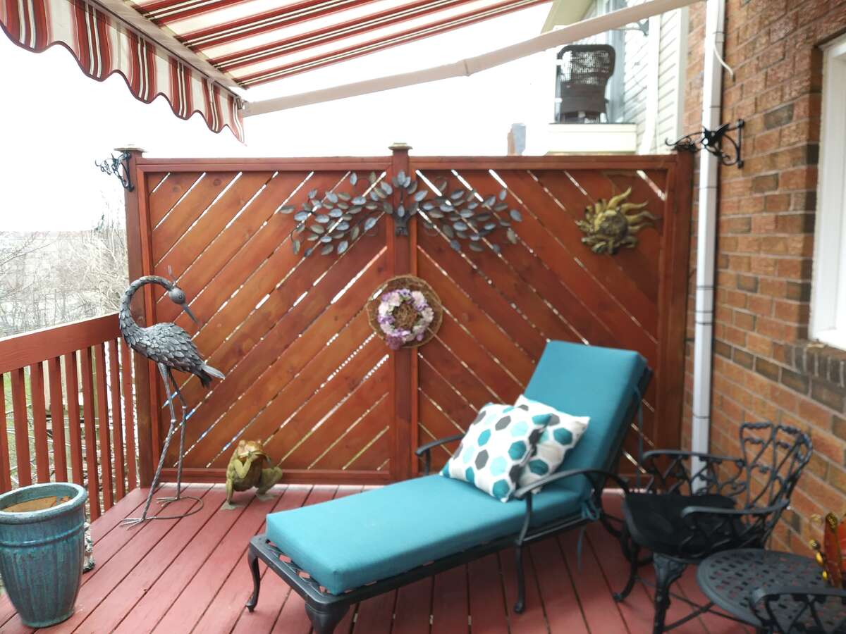Back porch - private relaxation area