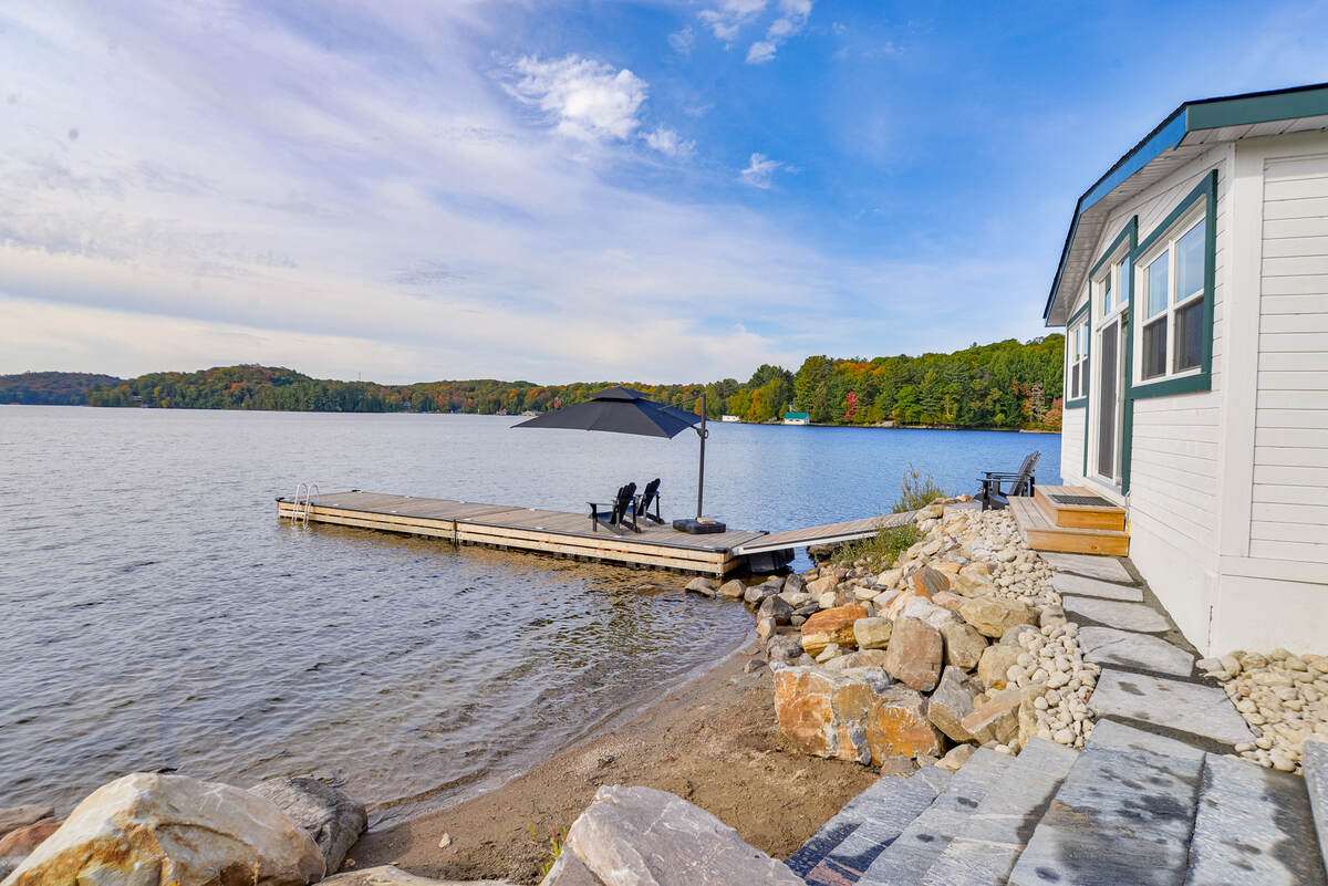 Shoreline Cabin Beach Area, Steps, Dock and Walkway