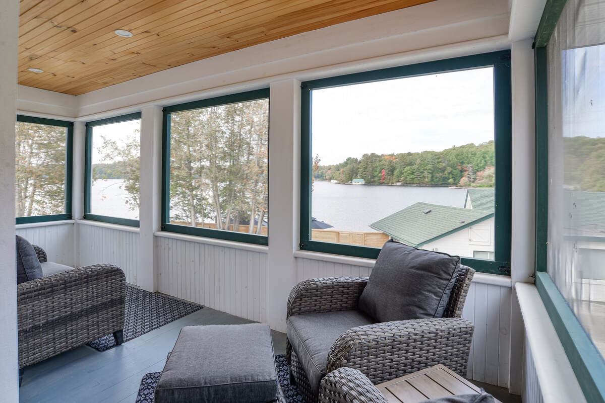 Main House West View Screened Porch