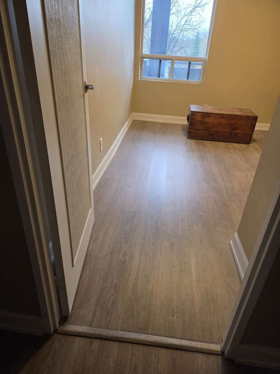 Second bedroom with natural light; 2020 paint and flooring