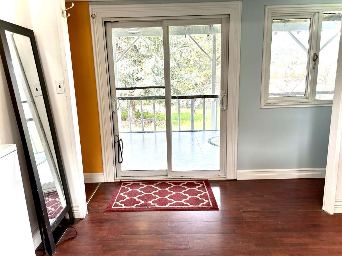 Large window facing south.