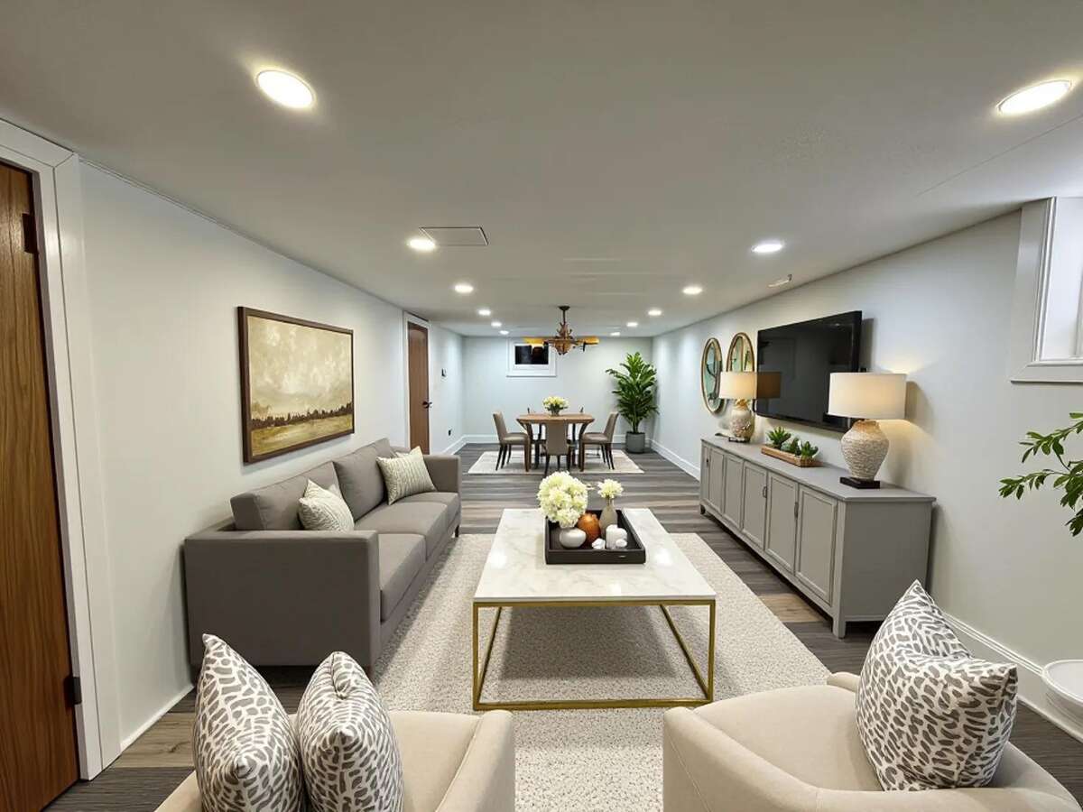 Basement Room with Virtual Staging