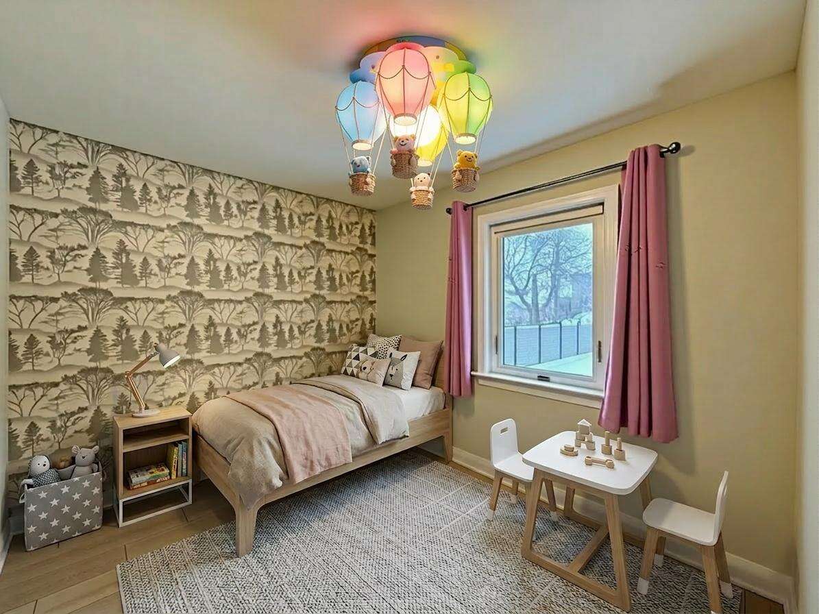 Main Floor Bedroom #2 with Virtual Staging