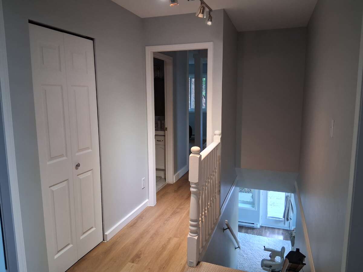 Bedroom level-lots of storage & closets..stairs down to LR