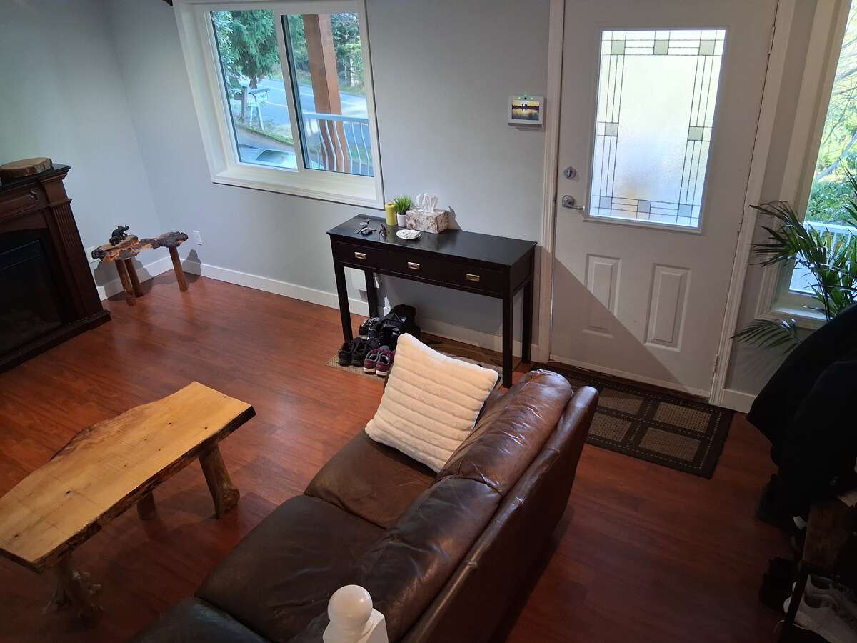 Main Entrance on Lower Level-electric Fireplace-Theatre/Office/Games room