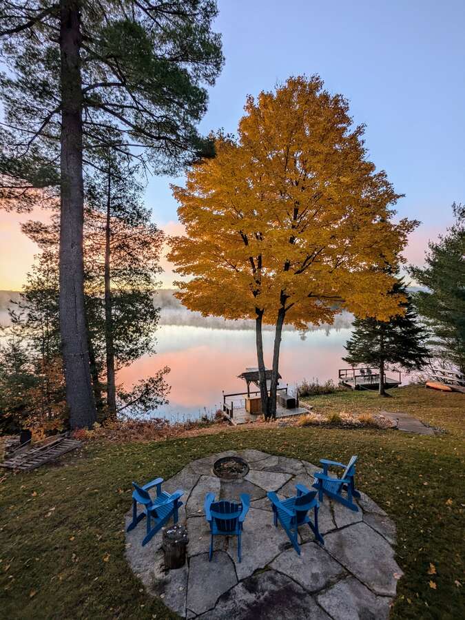 Waterfront in Fall