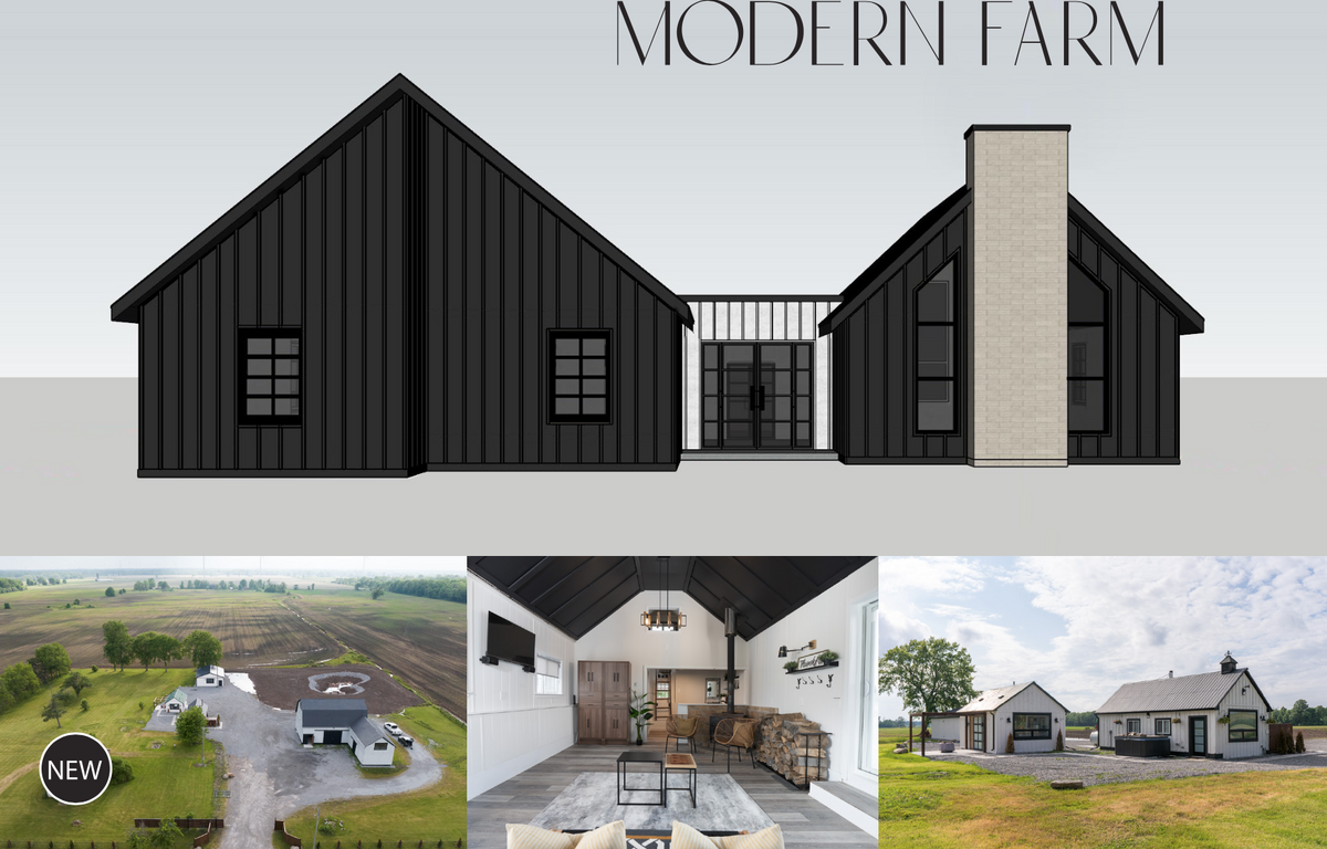 Brand New Modern Farm House for the luxury pond estate at 21834 HYW-3 in Wainfleet