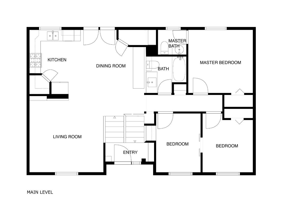Main Level Floor Plan