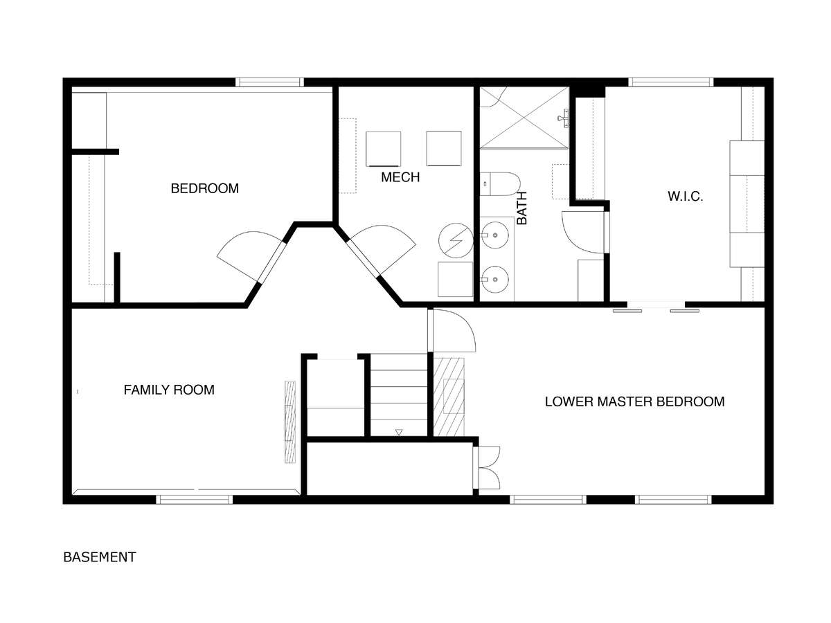 Downstairs Floor Plan