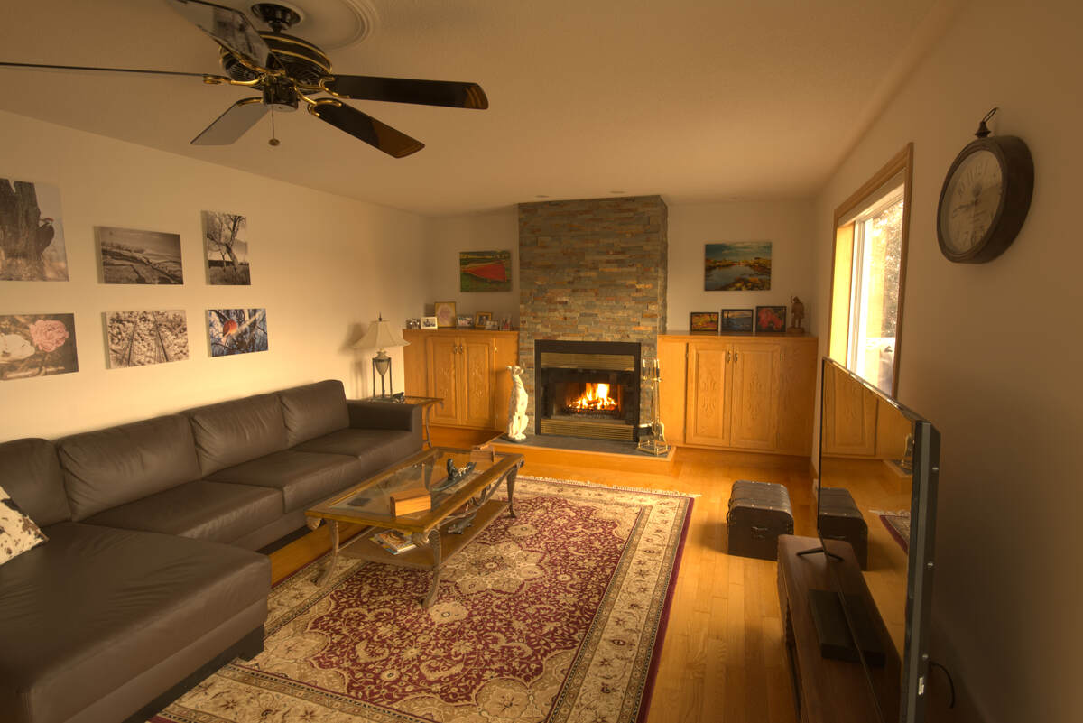 Living room from patio door