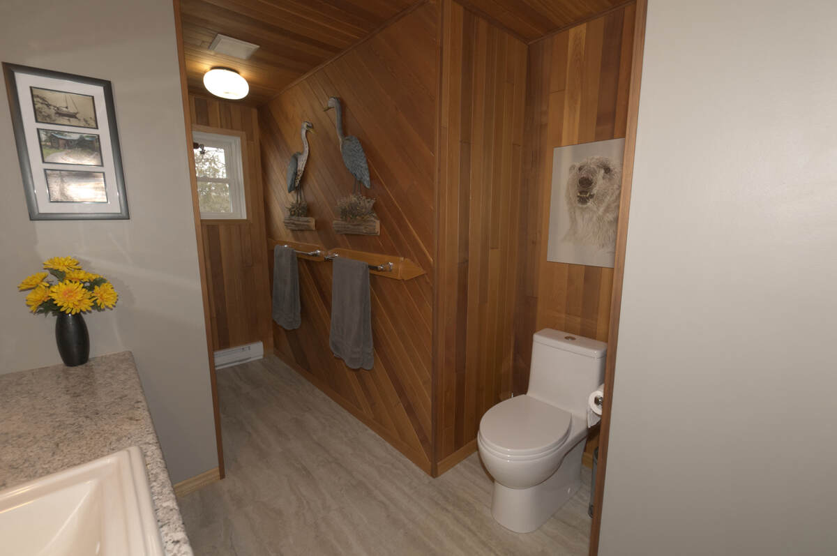Main bathroom from entry