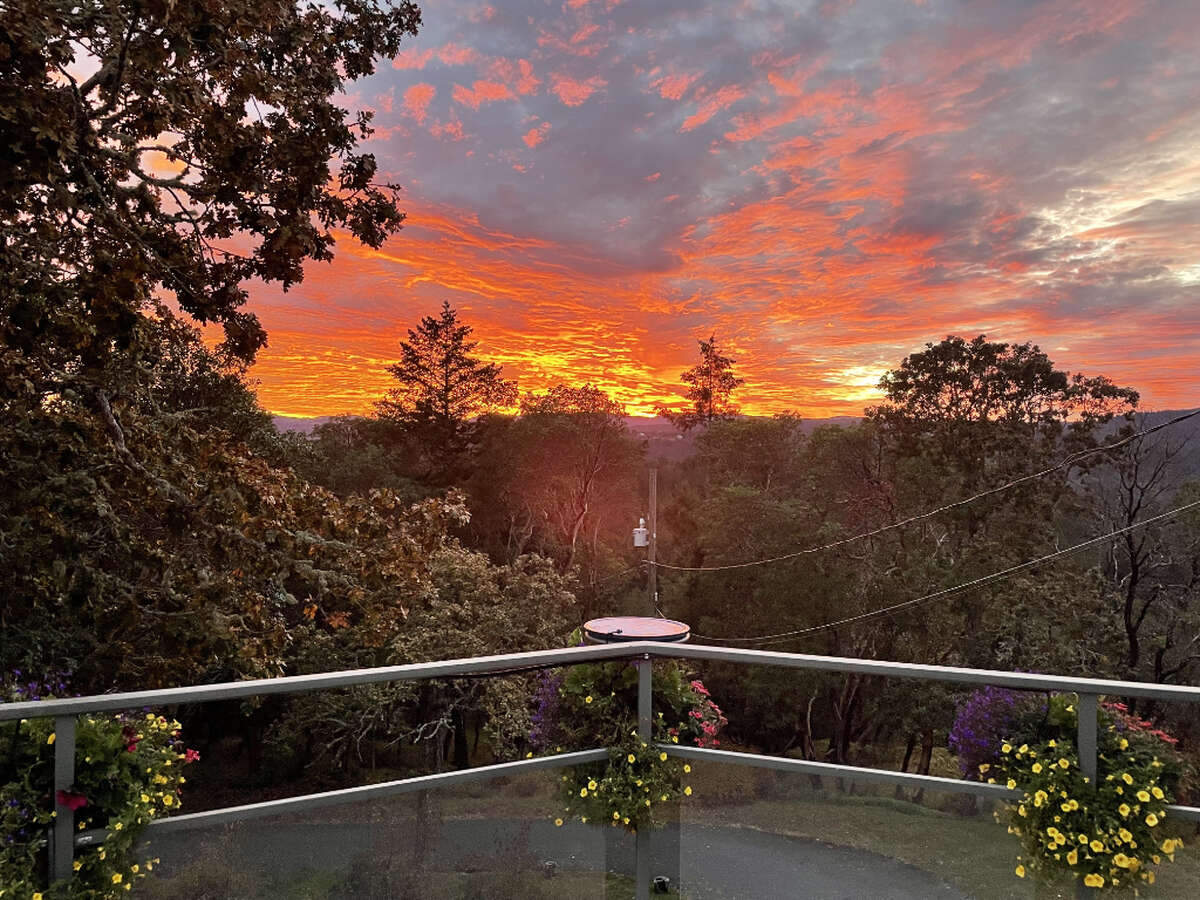 Sunset on 11 October
