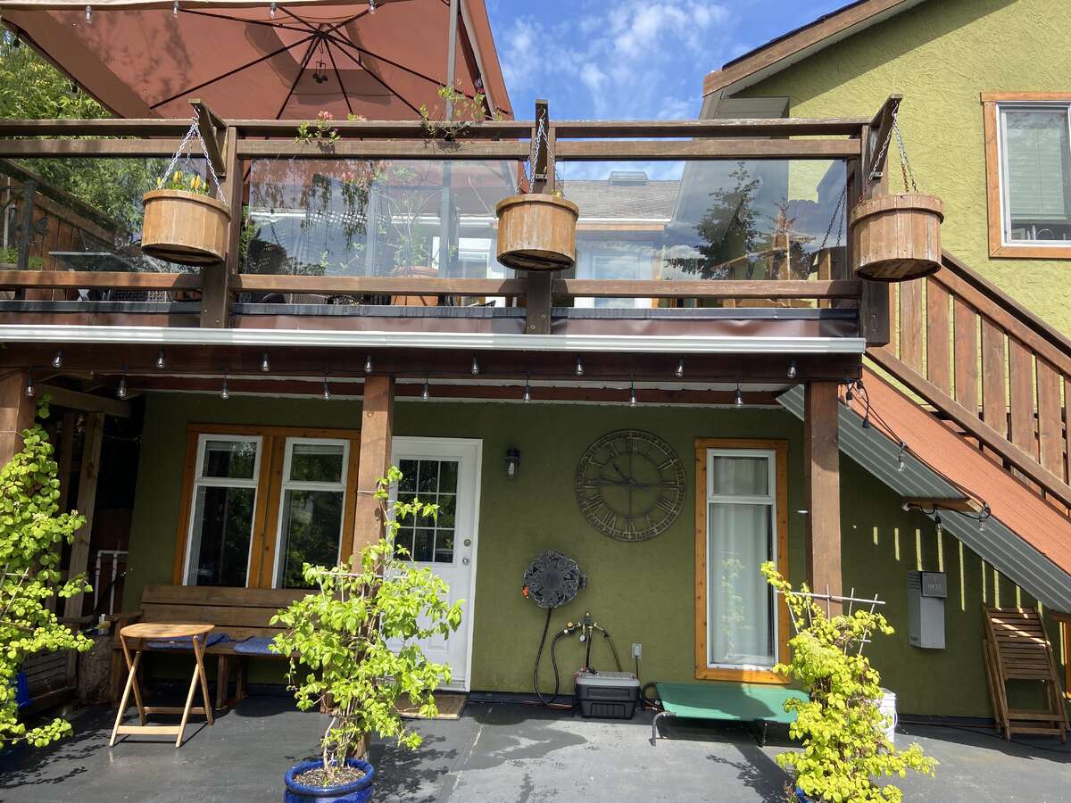 back of house and deck