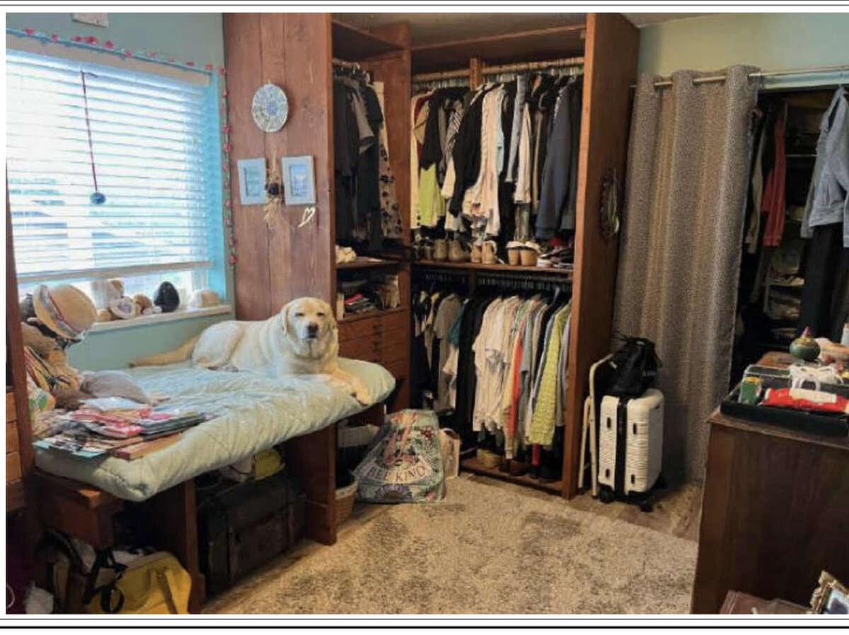 #3 bedroom, currently used as a dressing room