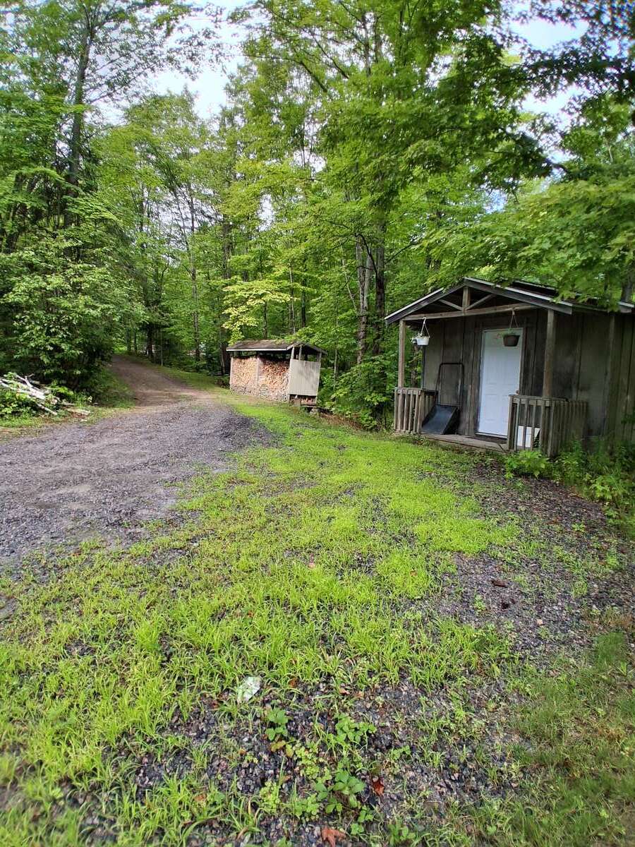 The shed is for more storage and I always make sure that the woodshed is filled for the winter.