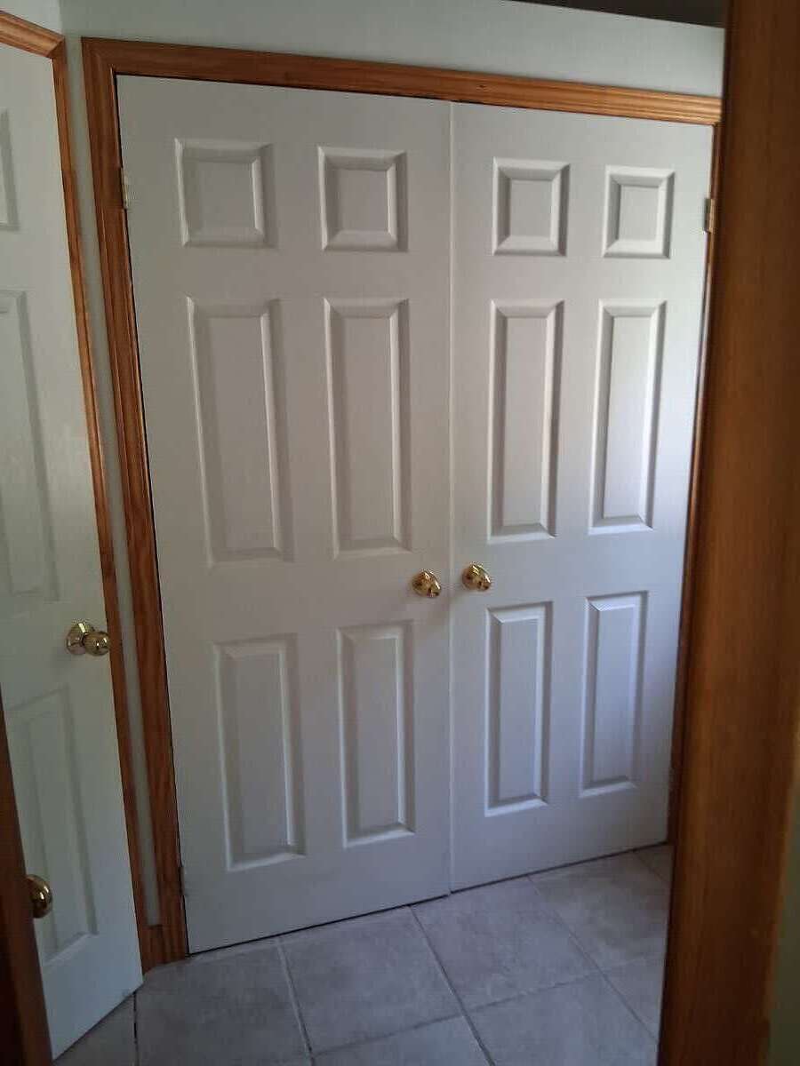 Lots of room for coats, hats, etc. I keep some main floor accessories in the closet.