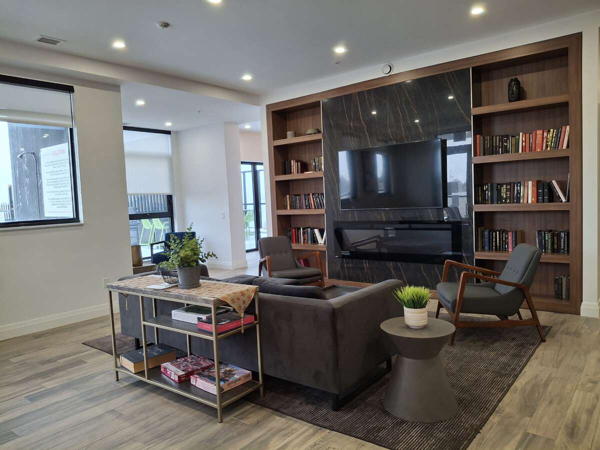 Party room with large TV