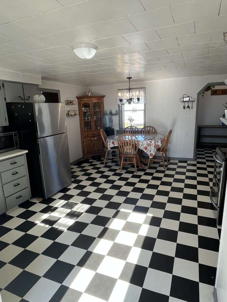 kitchen and entryway