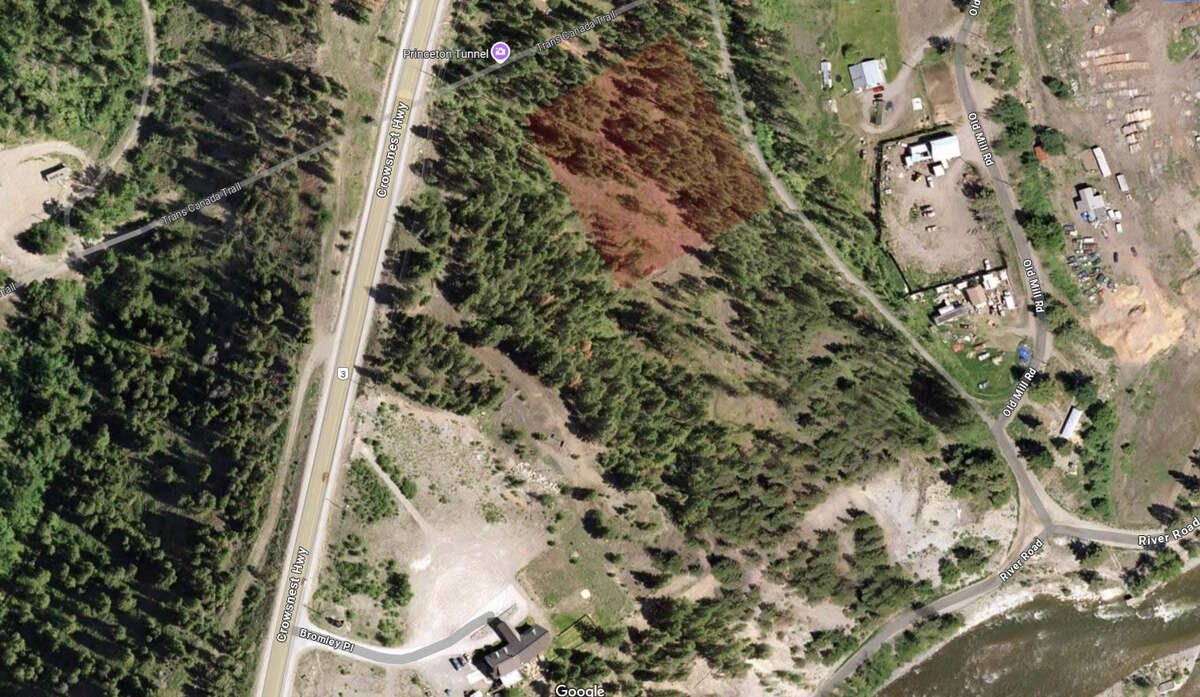 Located above Princeton Tunnel and Kettle Valley Trail