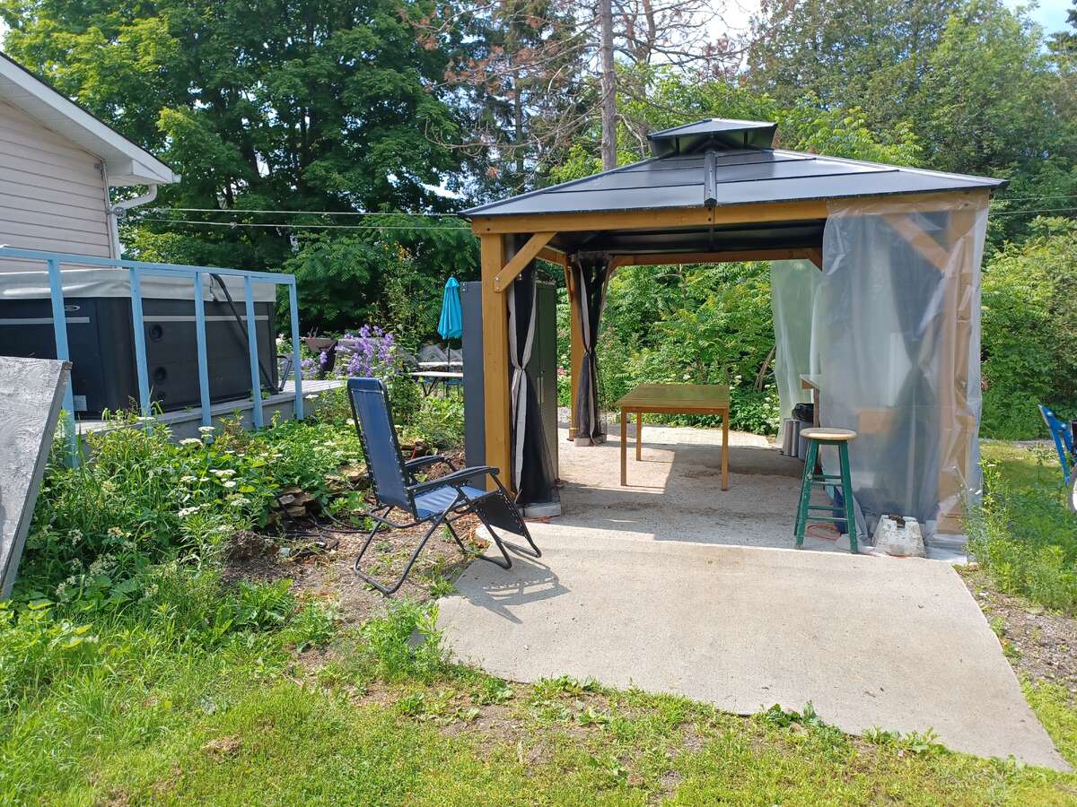 Gazebo outdoor cooking