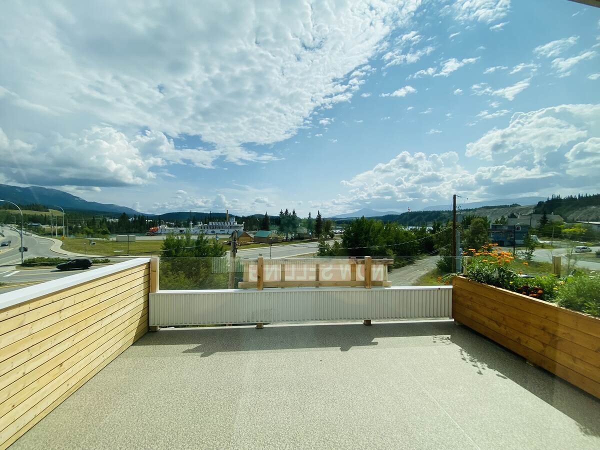 Top floor view from living room