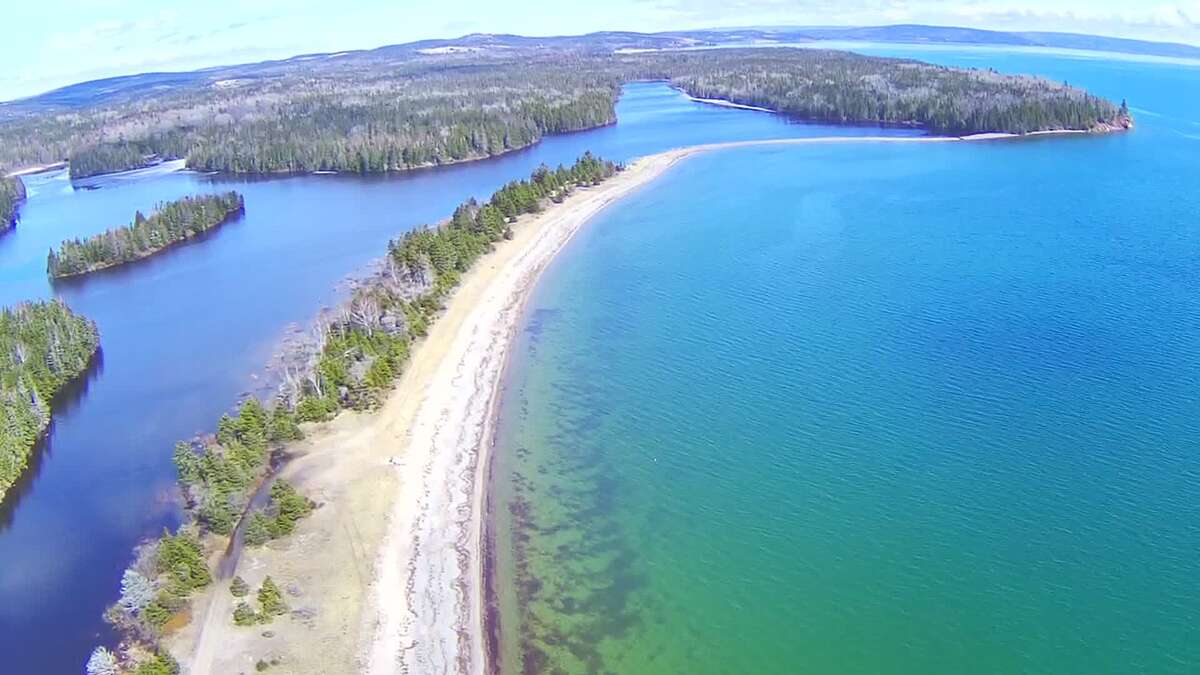 Private beach