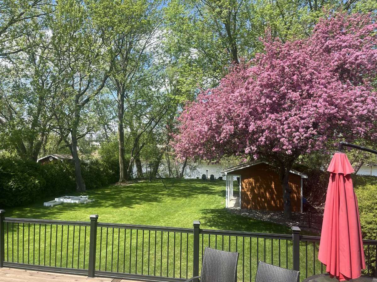 Back yard with River Views