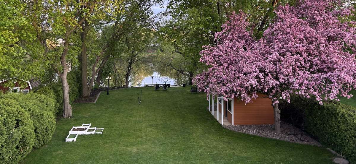 Back yard with River Views