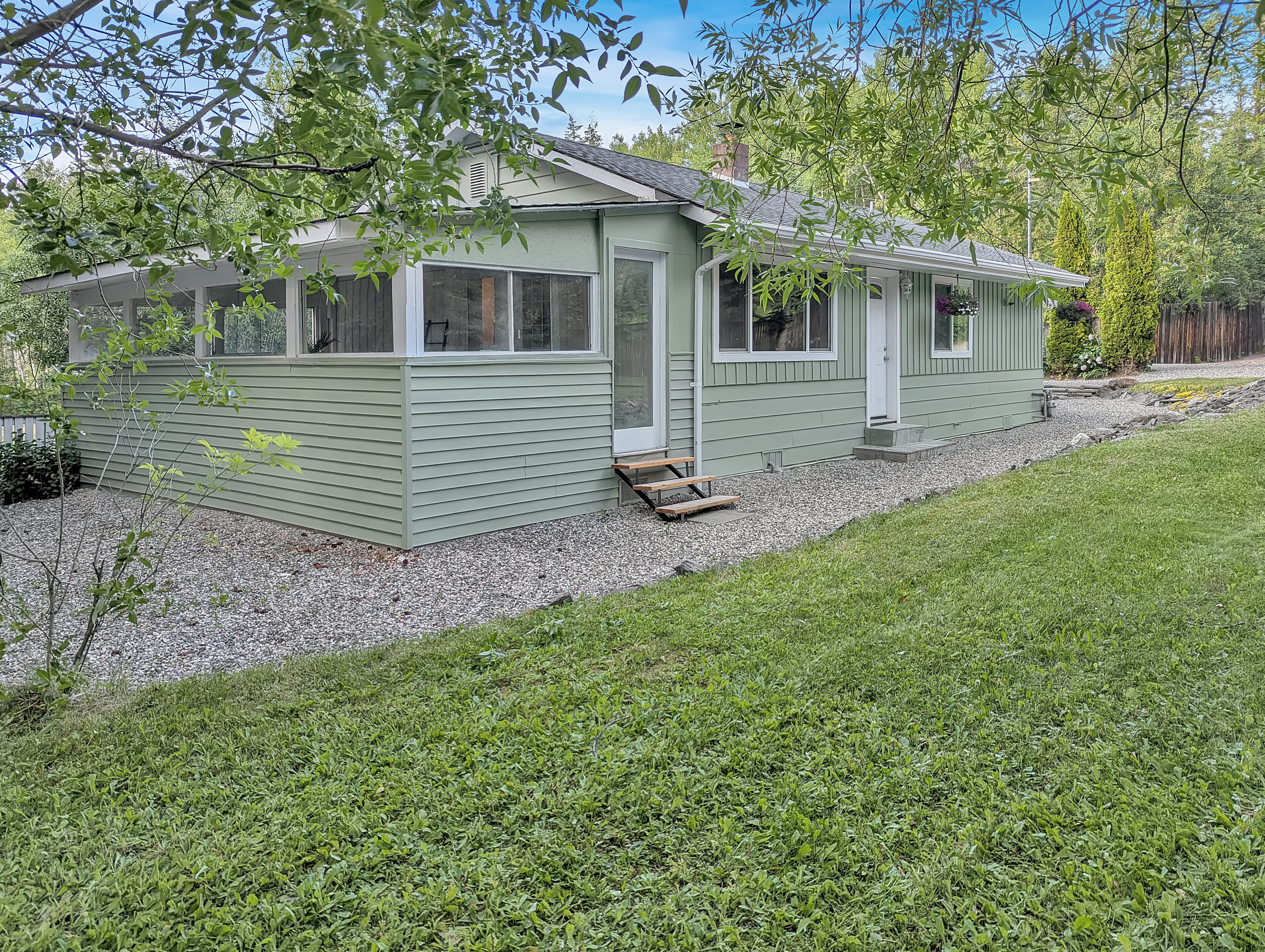 Two Detached Homes on a Private 1-Acre Property